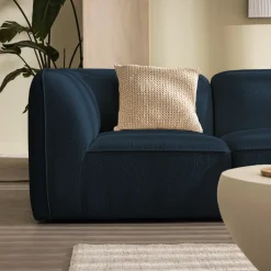NOOR Chauffeuse pour canapé modulable en tissu bouclette
