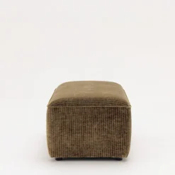 NOOR Pouf pour canapé modulable en velours côtelé