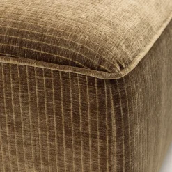 NOOR Pouf pour canapé modulable en velours côtelé