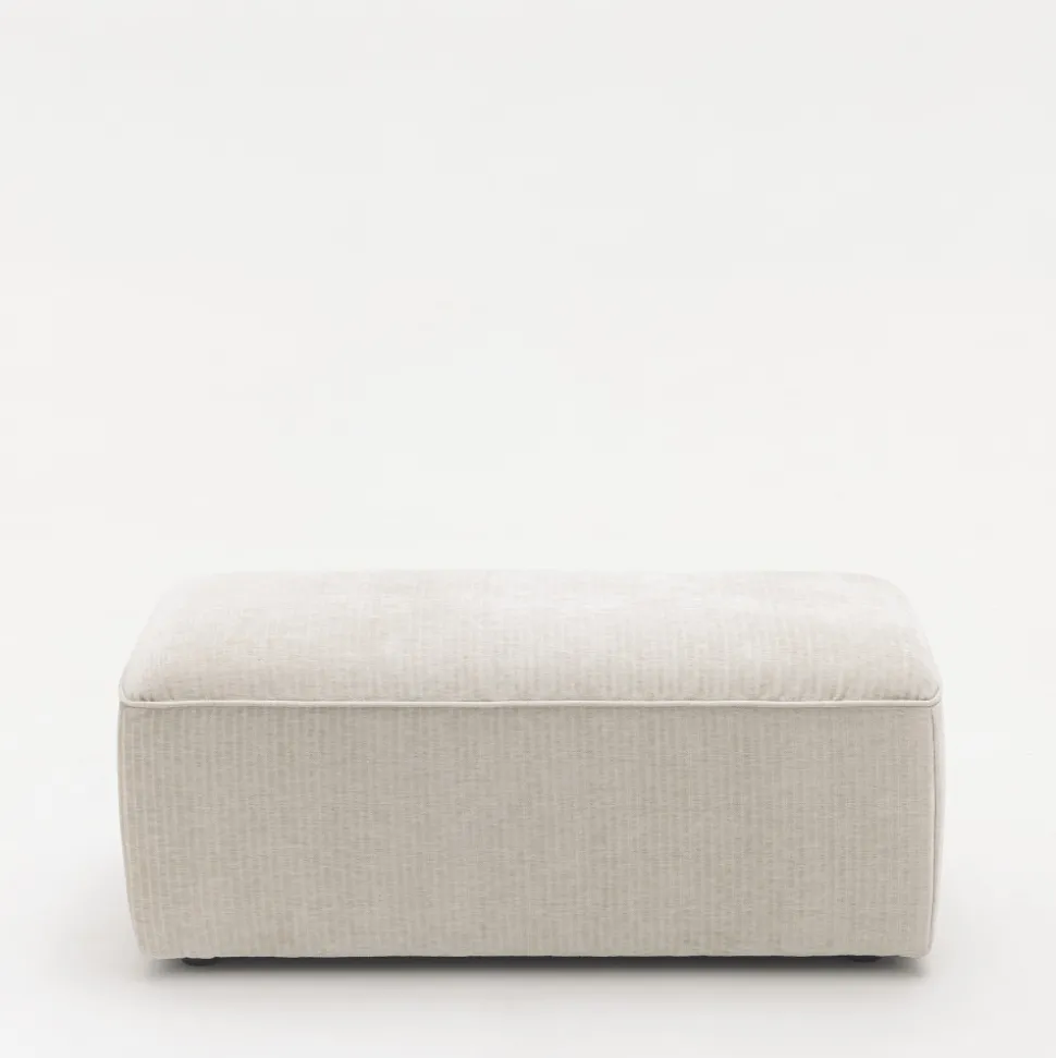 NOOR Pouf pour canapé modulable en velours côtelé