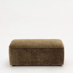 NOOR Pouf pour canapé modulable en velours côtelé