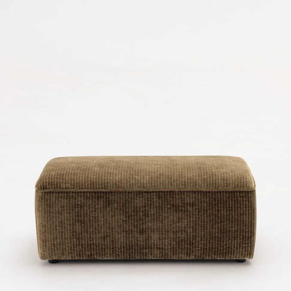 NOOR Pouf pour canapé modulable en velours côtelé