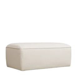 NOOR Pouf pour canapé modulable en tissu bouclette