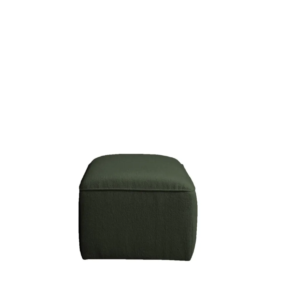 NOOR Pouf pour canapé modulable en tissu bouclette