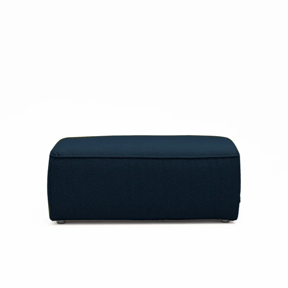 NOOR Pouf pour canapé modulable en tissu bouclette