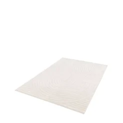 NORA Tapis contemporain à motif géométrique