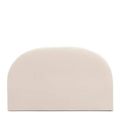 NOUSSA Tête de lit en tissu chenille demi-lune L150cm