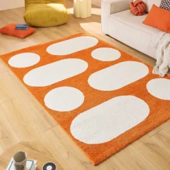NOVA Tapis vintage à motif rond