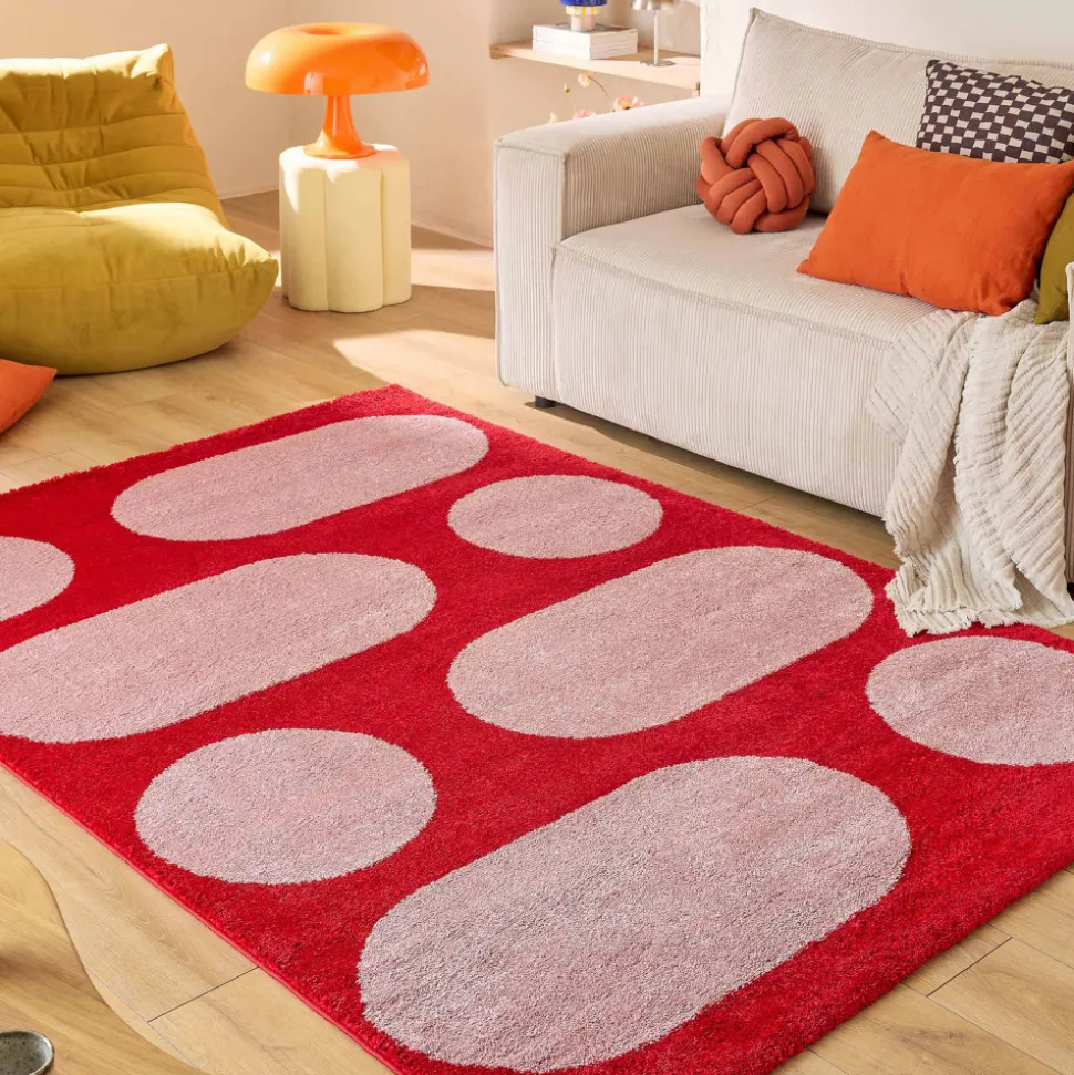 NOVA Tapis vintage à motif rond
