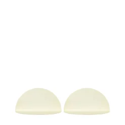 NUAGIO Lot de 2 étagères murales demi-cercle en métal L33cm
