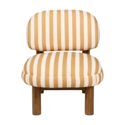 NUBO Fauteuil en tissu et bois