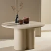 OLIVIA Table basse ronde en bois ø80cm