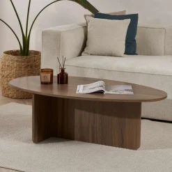 ORIS Table basse organique en bois 120x65cm