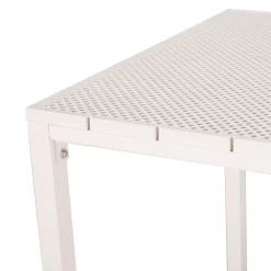 ORKA Ensemble table et chaises de jardin 4 personnes en métal