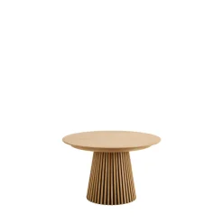 OSAKA Table à manger extensible 4 à 10 personnes 120-240x120cm en bois