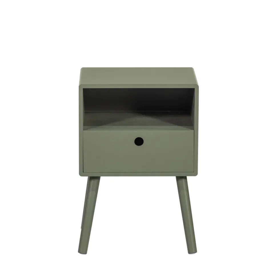 OZZY Table de chevet 1 tiroir, 1 niche en bois