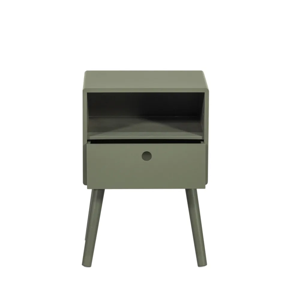OZZY Table de chevet 1 tiroir, 1 niche en bois