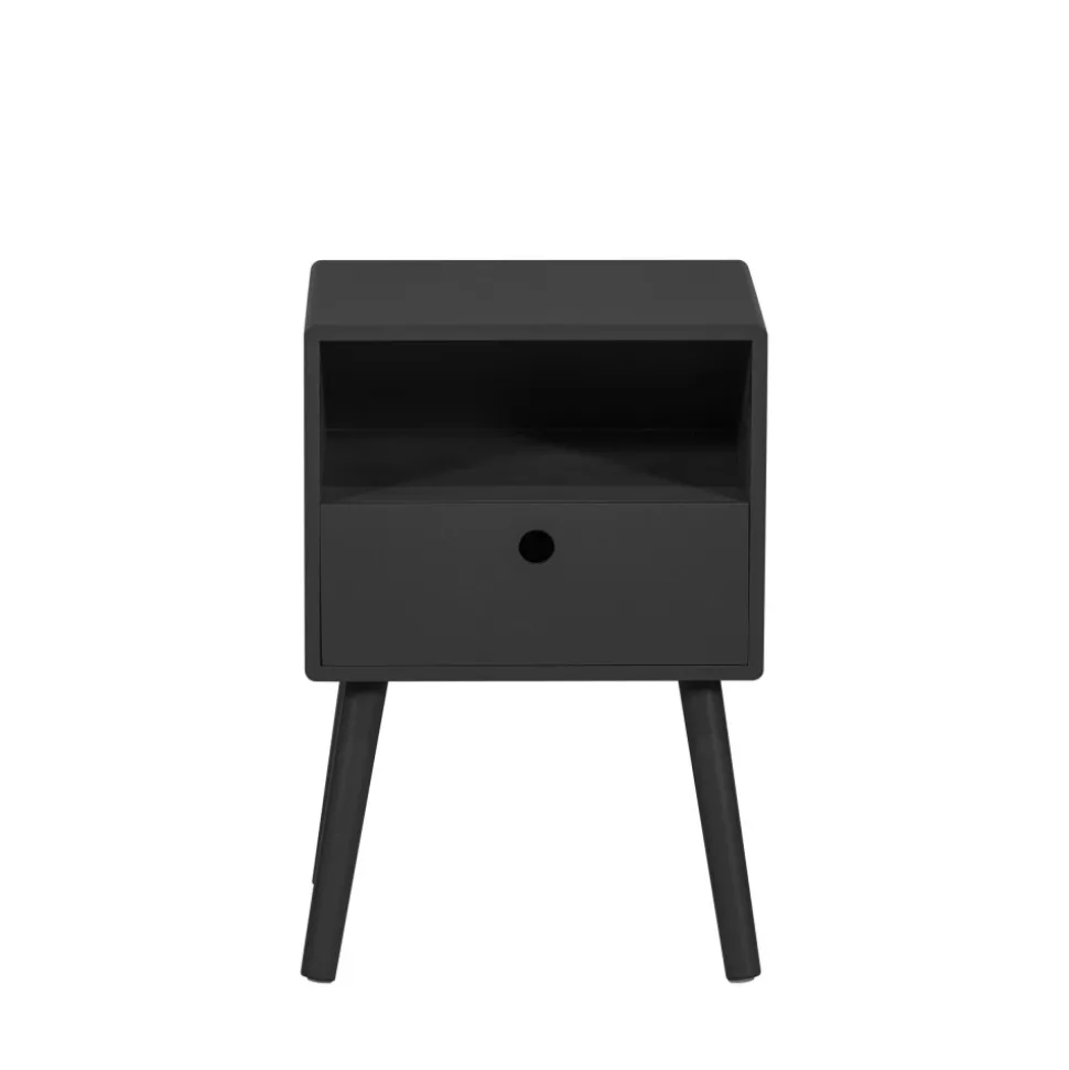 OZZY Table de chevet 1 tiroir, 1 niche en bois