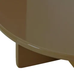 PALOMA Table basse ronde en bois laqué ø80cm