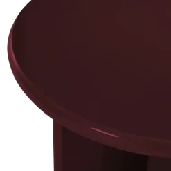PALOMA Table d'appoint ronde en bois laqué ø50cm