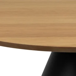 PARIDES Table basse ronde en bois ø85cm