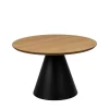 PARIDES Table basse ronde en bois ø65cm
