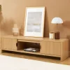 PAULA Meuble TV 2 portes en bois L160cm