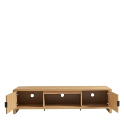 PAULA Meuble TV 2 portes en bois L160cm