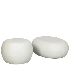 PEBBLE Table basse organique en fibre d'argile