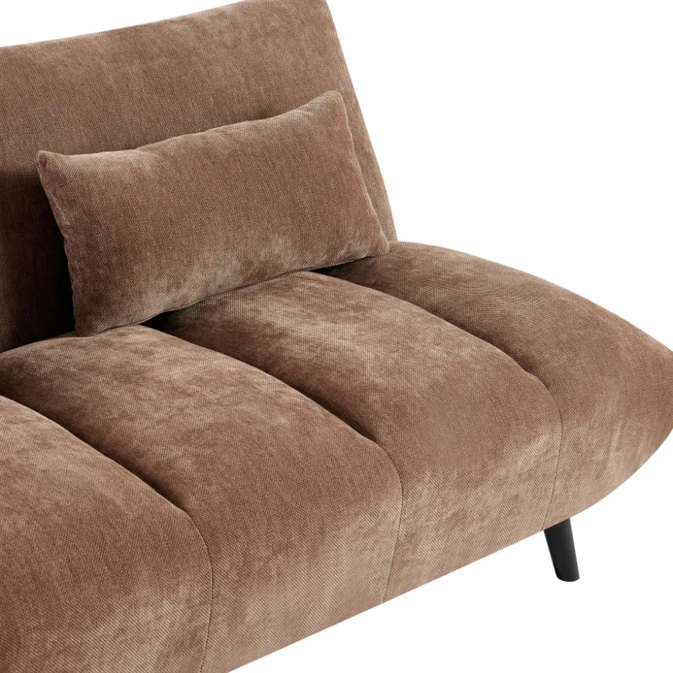 PECO Canapé convertible 3 places en tissu chenille