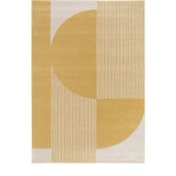 PILO Tapis à motifs géométriques arrondis