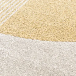 PILO Tapis à motifs géométriques arrondis