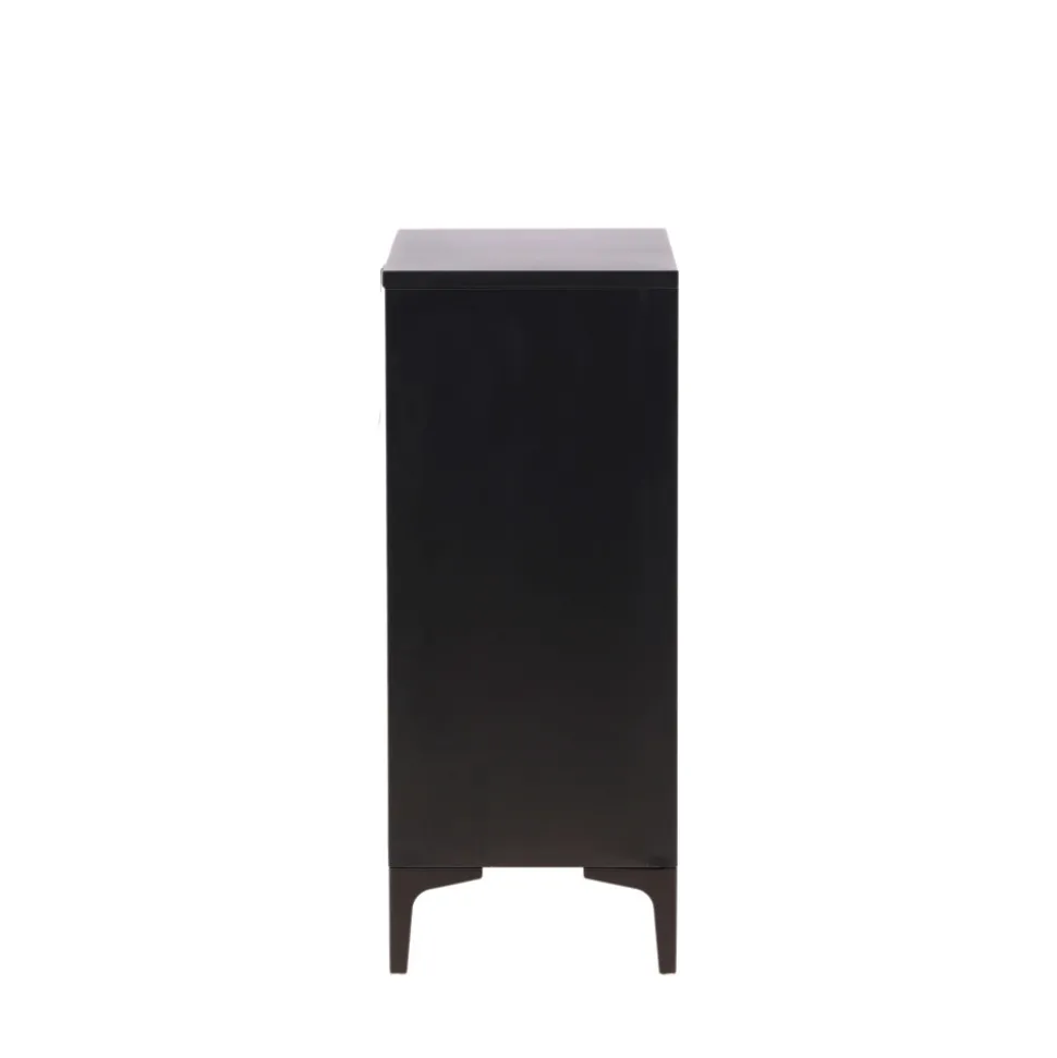 PIRING Commode 4 tiroirs en métal L78cm