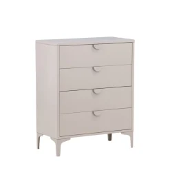 PIRING Commode 4 tiroirs en métal L78cm