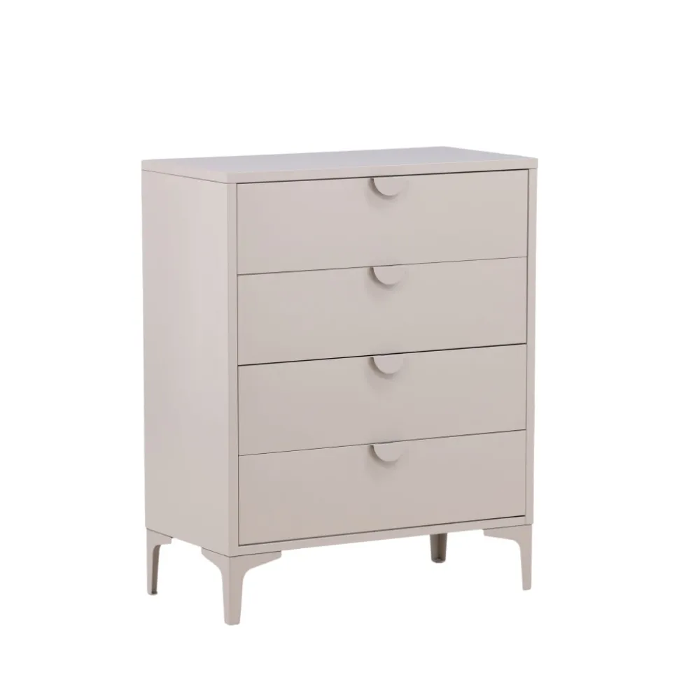 PIRING Commode 4 tiroirs en métal L78cm