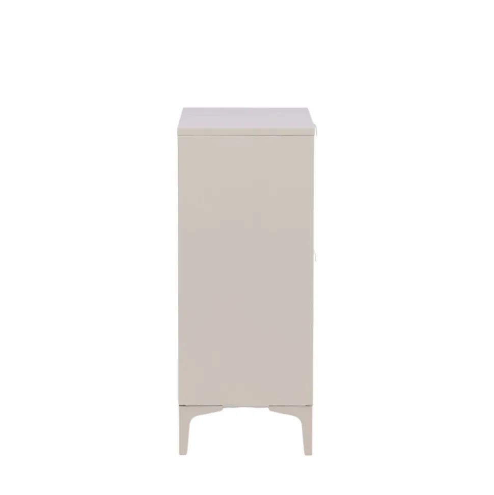 PIRING Commode 4 tiroirs en métal L78cm