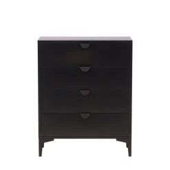 PIRING Commode 4 tiroirs en métal L78cm