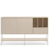 PLATT Buffet 2 portes en bois et métal L166 cm