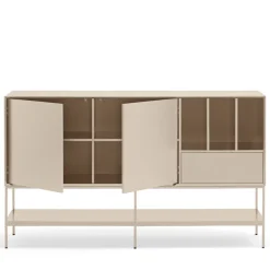 PLATT Buffet 2 portes en bois et métal L166 cm