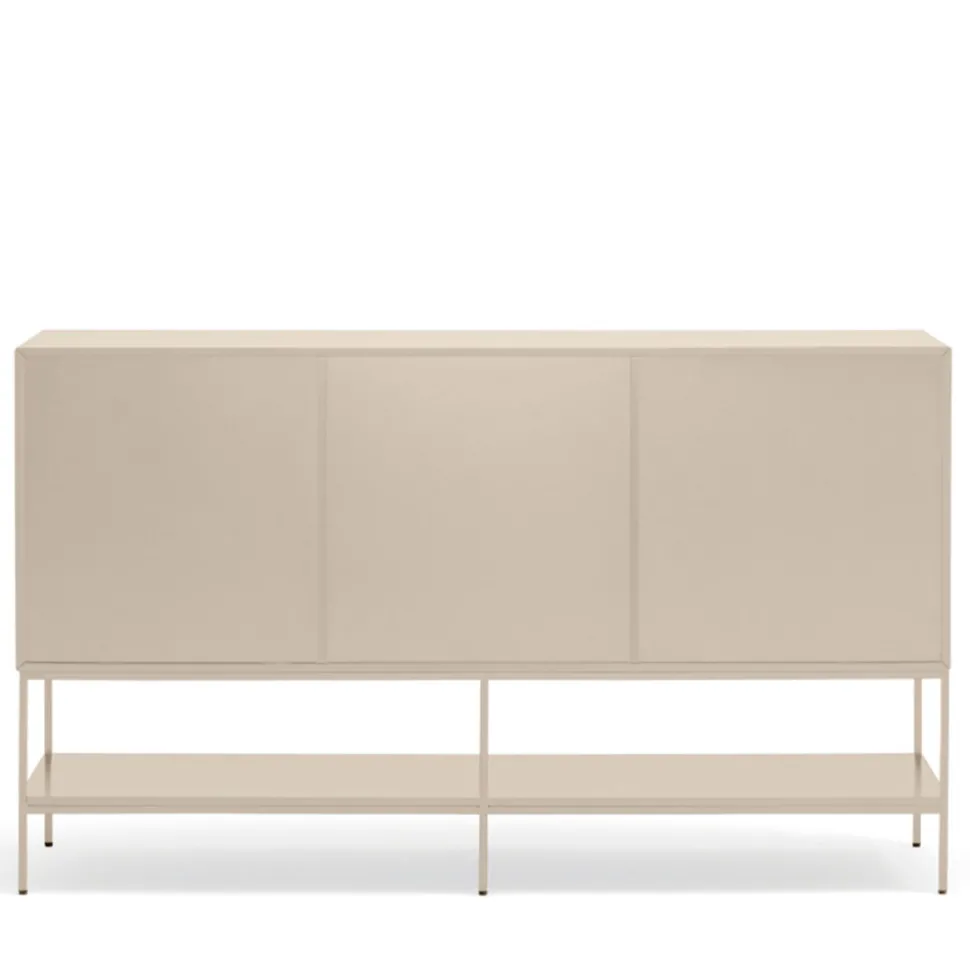 PLATT Buffet 2 portes en bois et métal L166 cm