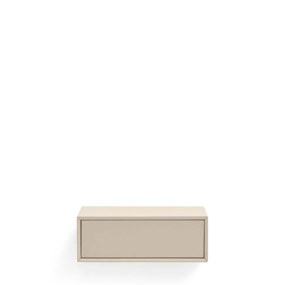 PLATT Table de chevet 1 tiroir murale en bois