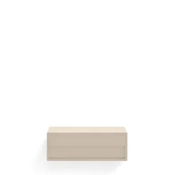 PLATT Table de chevet 1 tiroir murale en bois