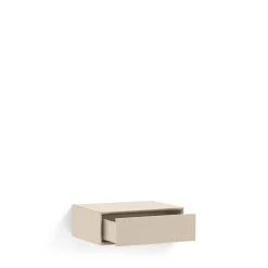 PLATT Table de chevet 1 tiroir murale en bois