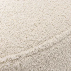 PLOOM Banc arrondi en tissu bouclette L105cm