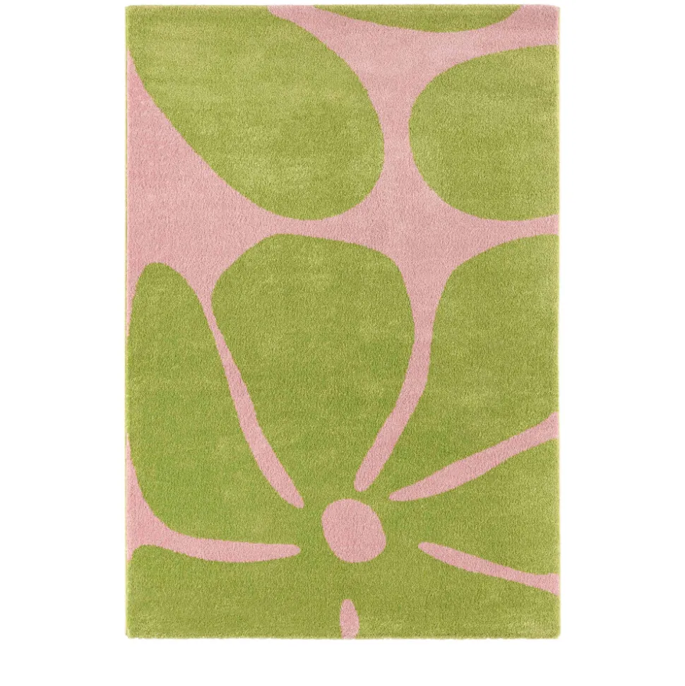 POP Tapis vintage à motif floral