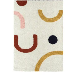 POPY Tapis contemporain aux formes géométriques