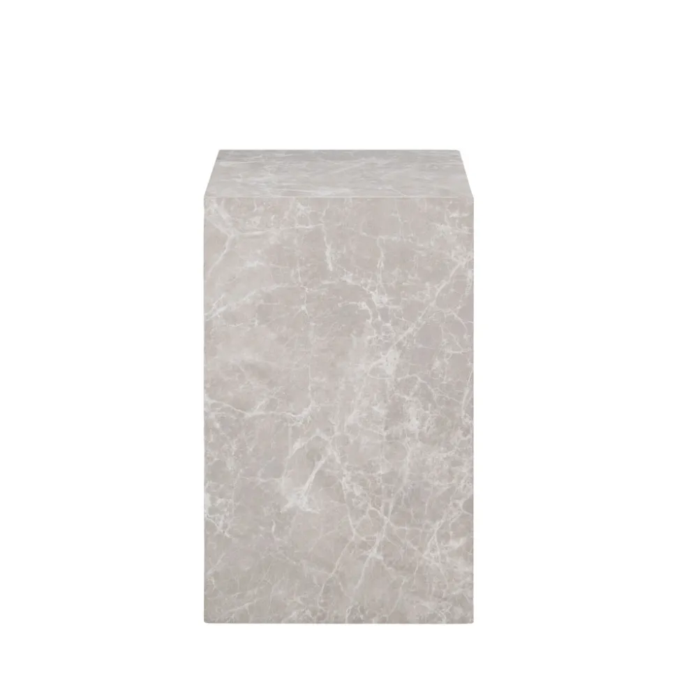 PRAGUE Table d'appoint effet marbre