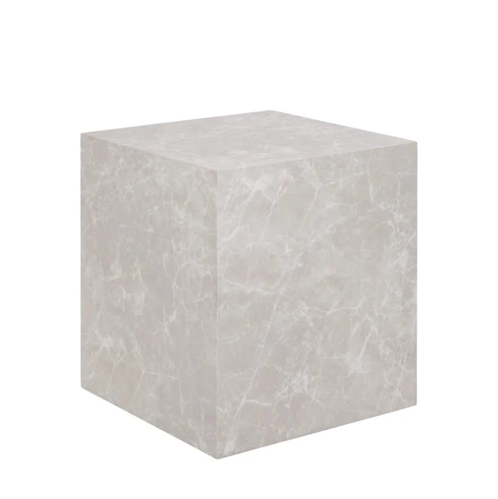 PRAGUE Table d'appoint effet marbre