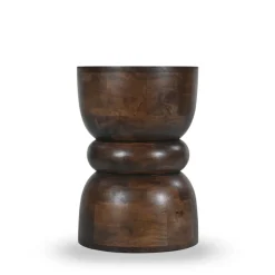 PULAU Table d'appoint en bois massif ø33,5cm