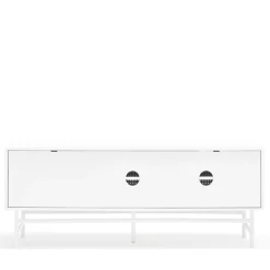PUNTO Buffet en bois 2 portes 2 tiroirs L140cm